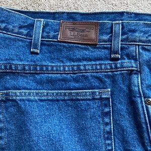 LL Bean Men Jeans with lining, 38x30, lightly worn